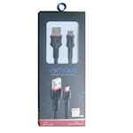 Cabo de Dados Flexível Micro Usb V8 Preto Exbom