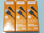 Cabo de Dados Rapido Usb para micro preto 1m Kaidi