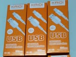 Cabo de Dados rápido Usb Tipo C Kaidi 1m cor branco Kd-28c