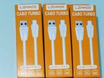 Cabo Usb Carregador e Dados Tipo C 3.1a  Lehmox cor branco Le-807type-C