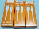Cabo de carregamento turbo para Iphone lightning 1m Lehmox Le-879 Ios Cor branco