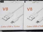Cabo Usb tipo micro V8