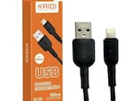 Cabo Carregador Usb Lighting Iphone Rápido Kaidi Kd-28a cor preto