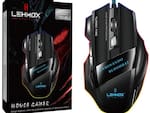 Mouse Gamer Competitivo Usb Lehmox 3200dpi Led Rgb Ley-x7
