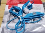 Fone de Ouvido com Microfone Intra-Auricular P2 Stéreo Ka 733 Kapbom cor azul