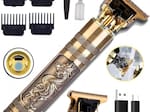 Máquina De Cortar Cabelo Para Barba Masculina Designer dragão Elétrico Profissio