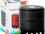 Alto-falante Altomex Caixa Som Mini Speaker Ws-887 Bluetooth cor preta