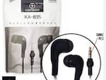 Fone de Ouvido Auricular Colorido Kapbom - Ka-835 cor preto