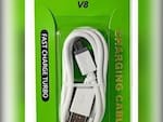 Cabo Usb Turbo Celular V8 Micro Fast Turbo cor branco