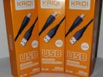 Cabo de Dados Rapido Usb Kaidi para micro Kd-23m cor preta