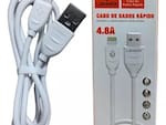 Cabos  de dados Usb iphone/I6/Ios lehmox cor branco Le-2010