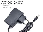 Fonte de energia alimentaçao bivolt 5v 2a para tv box 2a Original