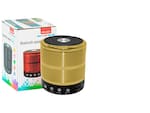 Alto-falante Altomex Caixa Som Mini Speaker Ws-887 Bluetooth cor dourada