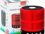 Alto-falante Altomex Caixa Som Mini Speaker Ws-887 Bluetooth cor vermelha