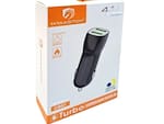 Carregador Veicular Turbo Usb 2 Entradas Hmaston Cb07 Preto