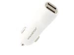 Carregador Veicular Turbo Usb 2 Entradas Hmaston Cb07 Branco