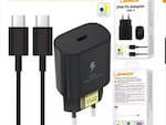 Carregador p/ android Usb C/Usb C Lehmox 25w Pd Adapter c/cabo Preto