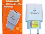 Carregador fonte 1 Usb Tomada Plug Adaptador 3.1 sem cabo Lehmox