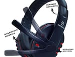 Fone Headset Gamer 7.1 Microfone Controle P3 Profissional Jogo Pc Note Celular P
