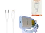 Carregador Turbo Pd30w Fonte 3a Com Cabo Tipo-c Lighting H'maston