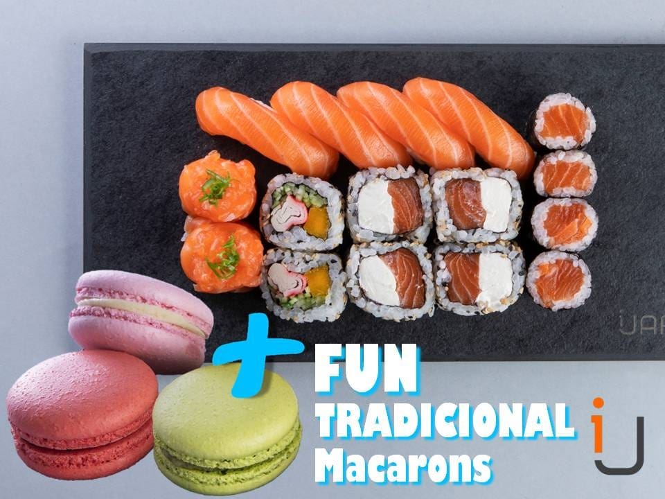 | Fun Tradicional . 16 pçs + Macarons |