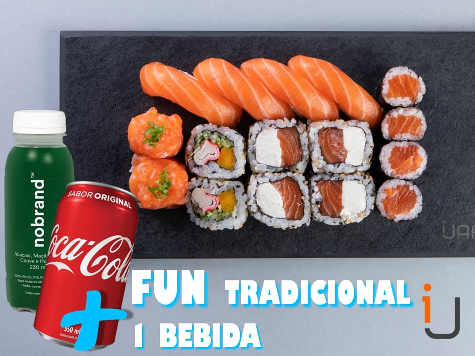 | Fun Tradicional . 16 peças + 1 Bebida |