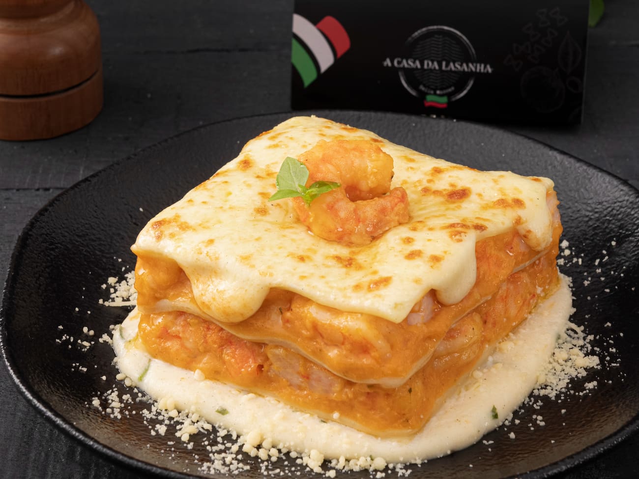 Lasanha de Camarão - Massa Fresca