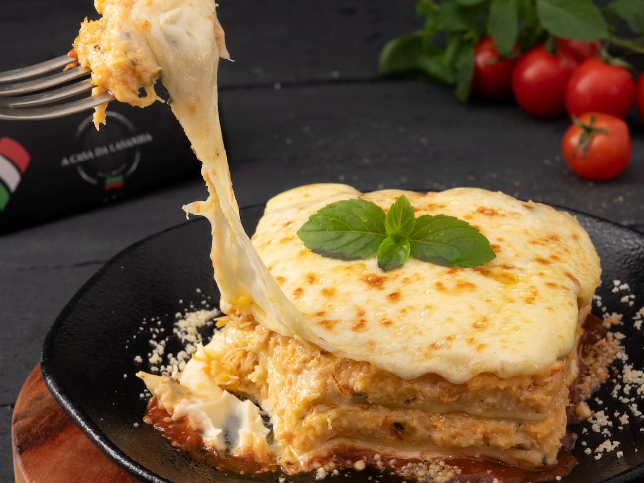 Lasanha de Frango - Massa Fresca