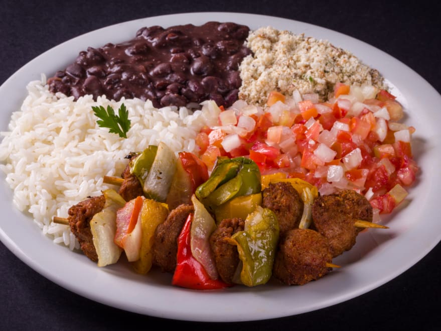 Prato Vegano + Sobremesa + Bebida