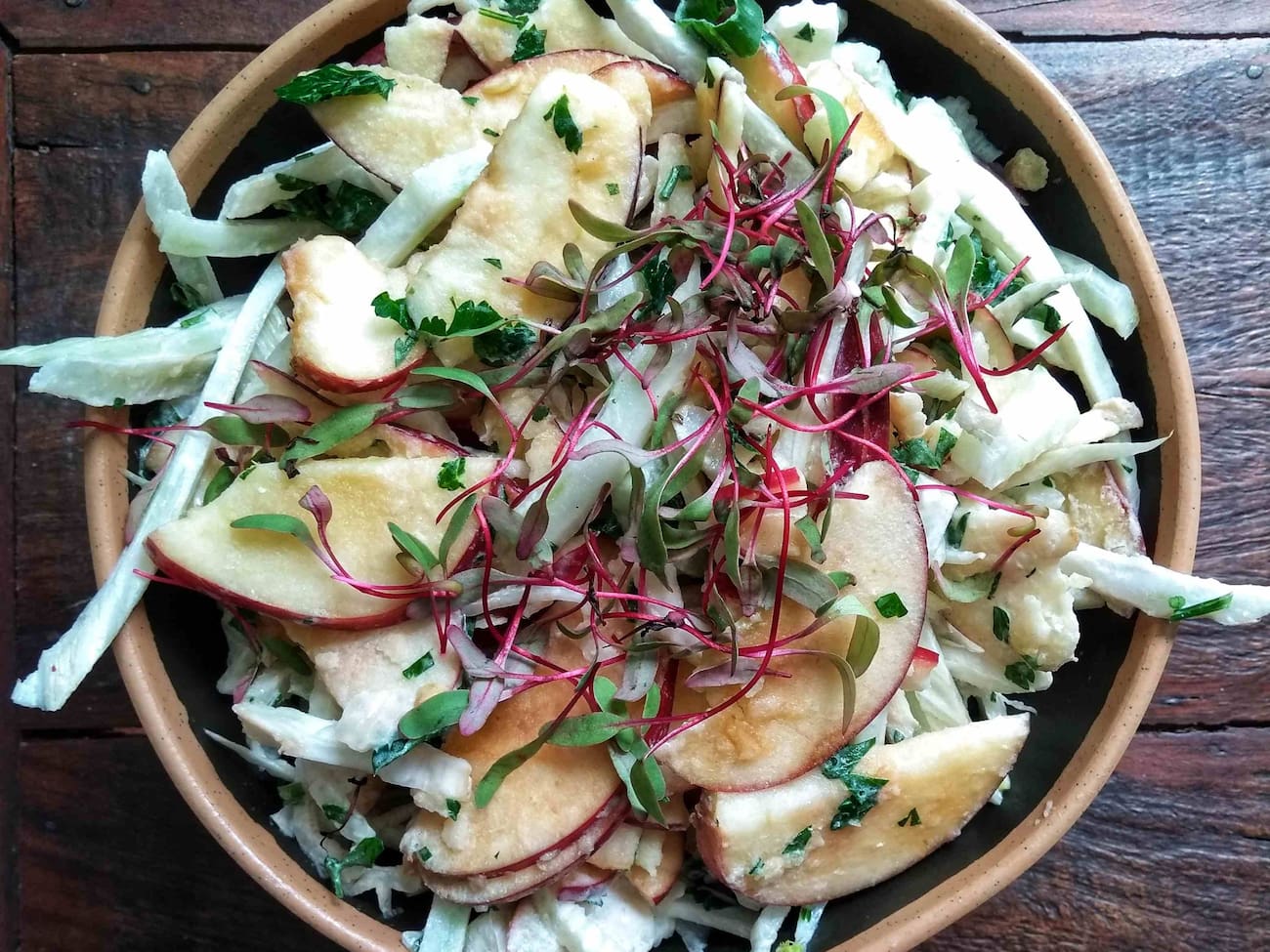 Salada de Erva Doce com Maçã