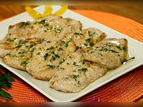 Peito de frango na Manteiga de ervas (Serve bem uma Pessoa)