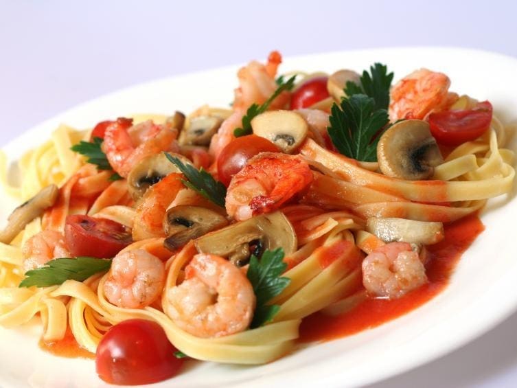 Camaroes & Talharim com 1 refri gratis Antarctica 1 l (Serve até 2 Pessoas)