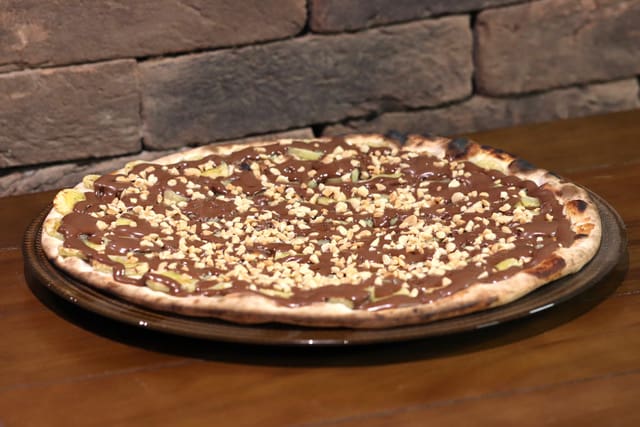 Pizza de Nutella com Banana