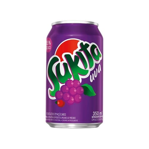 Refrigerante de Uva Sukita Lata 350ml