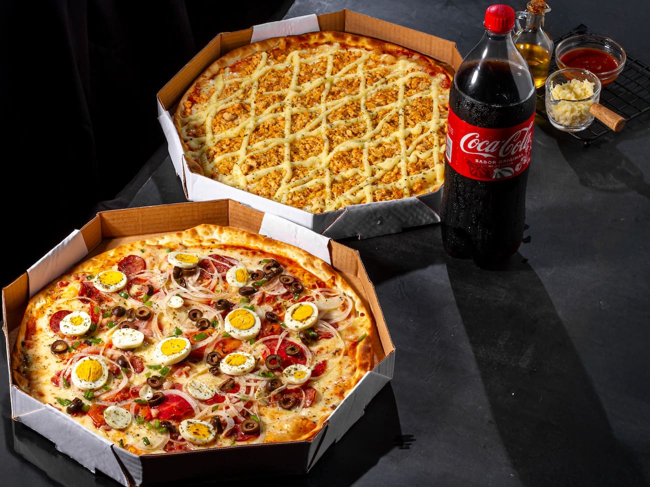 Combo Grande Família Felice - 2 Pizas de 40cm + Refrigerante 1,5l