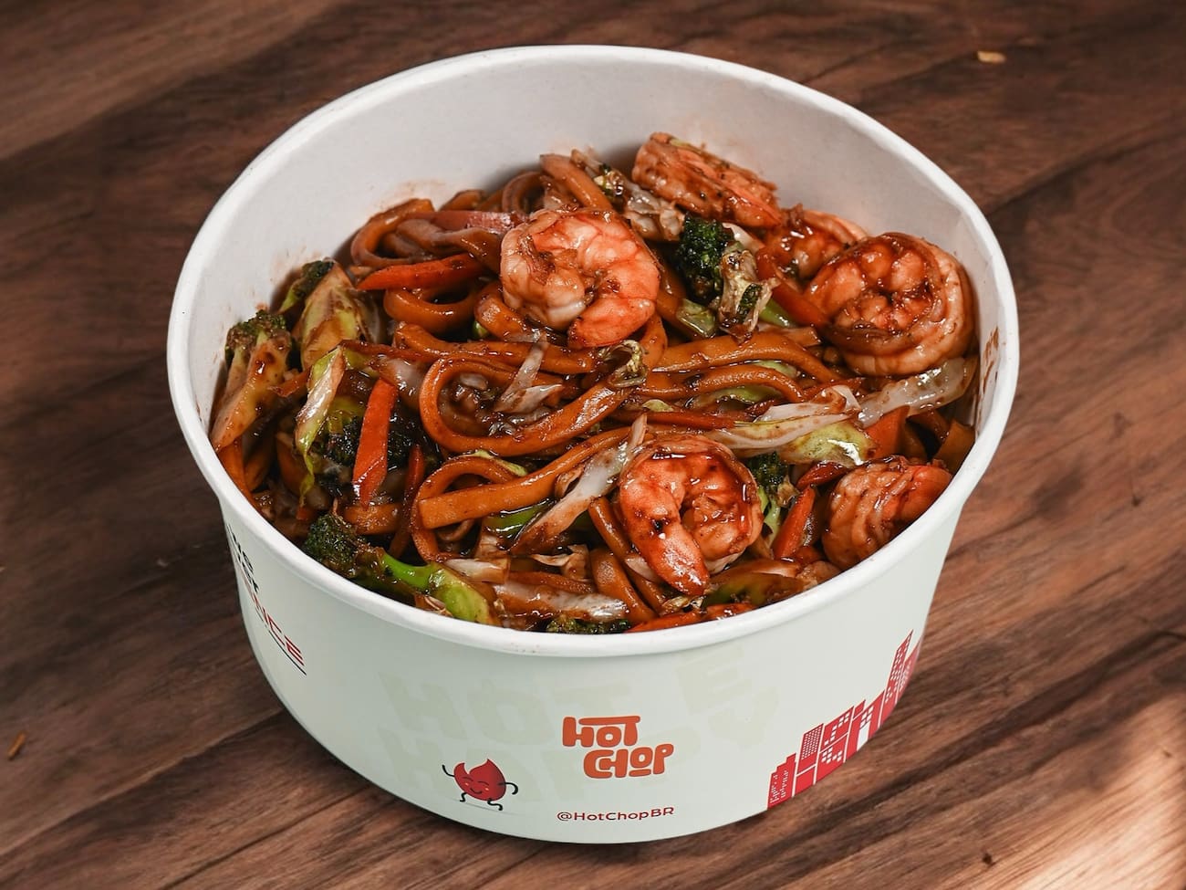 Yakissoba de camarão