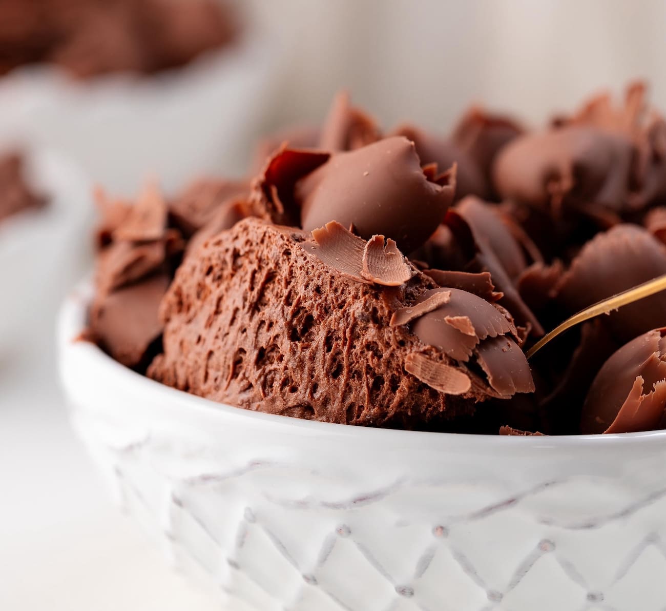 Mousse de chocolate - 1kg em média