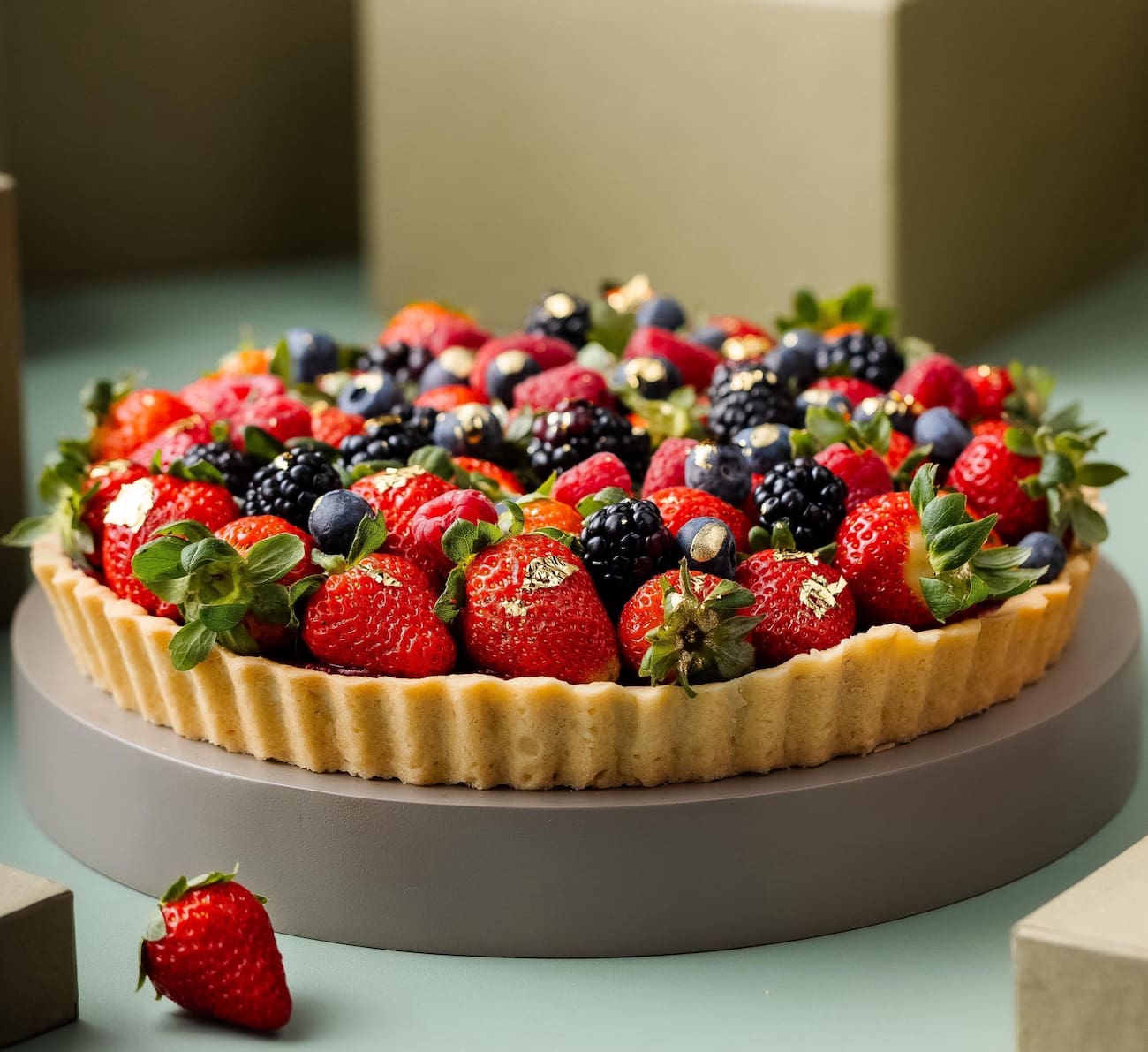 Torta de Frutas do Bosque