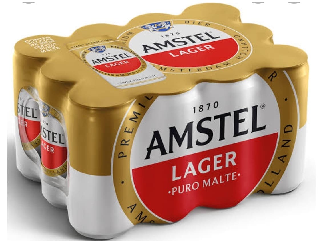 Cerveja Amstel Lata 269ml Fardo 12 Unidades Fininha Gelada