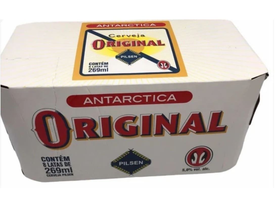 Cerveja Original 269ml Fininha Fardo 8 Unidades Gelada