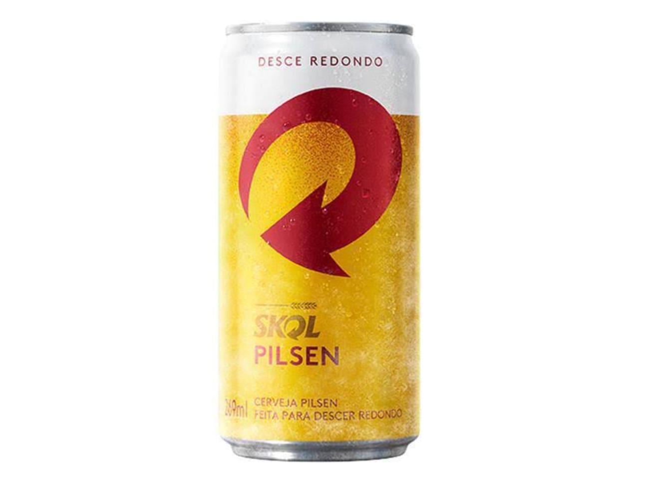 Cerveja Skol Lata 269ml Fininha Unidade Gelada
