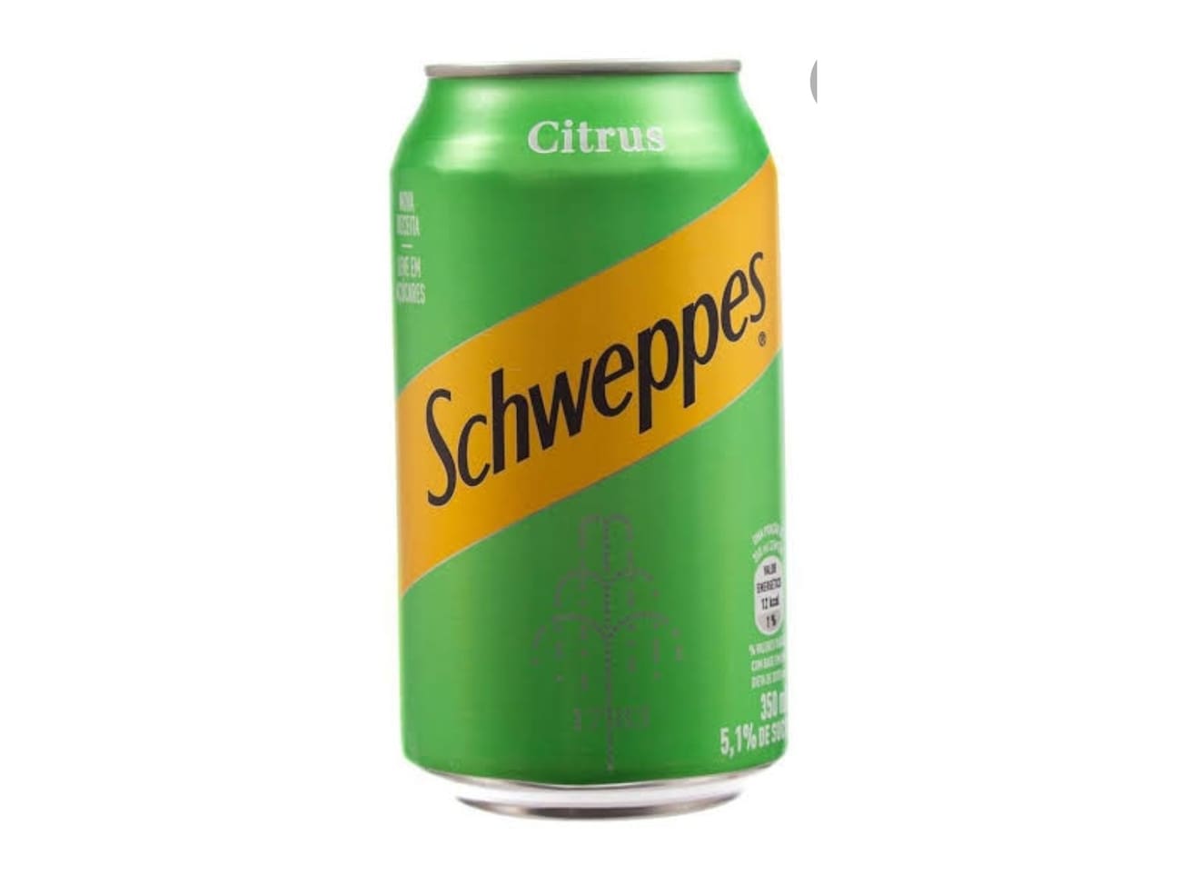 Refrigerante Schweppes Citrus Lata 350ml Lata Unidade Gelada
