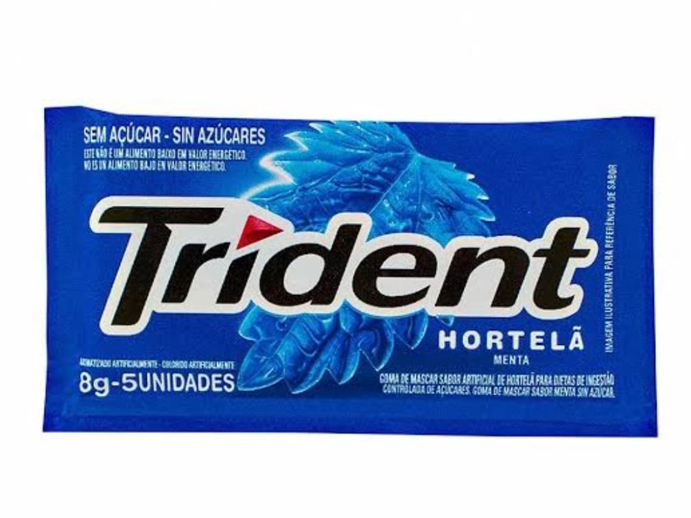 Chiclete Trident Hortelã 8g Unidade