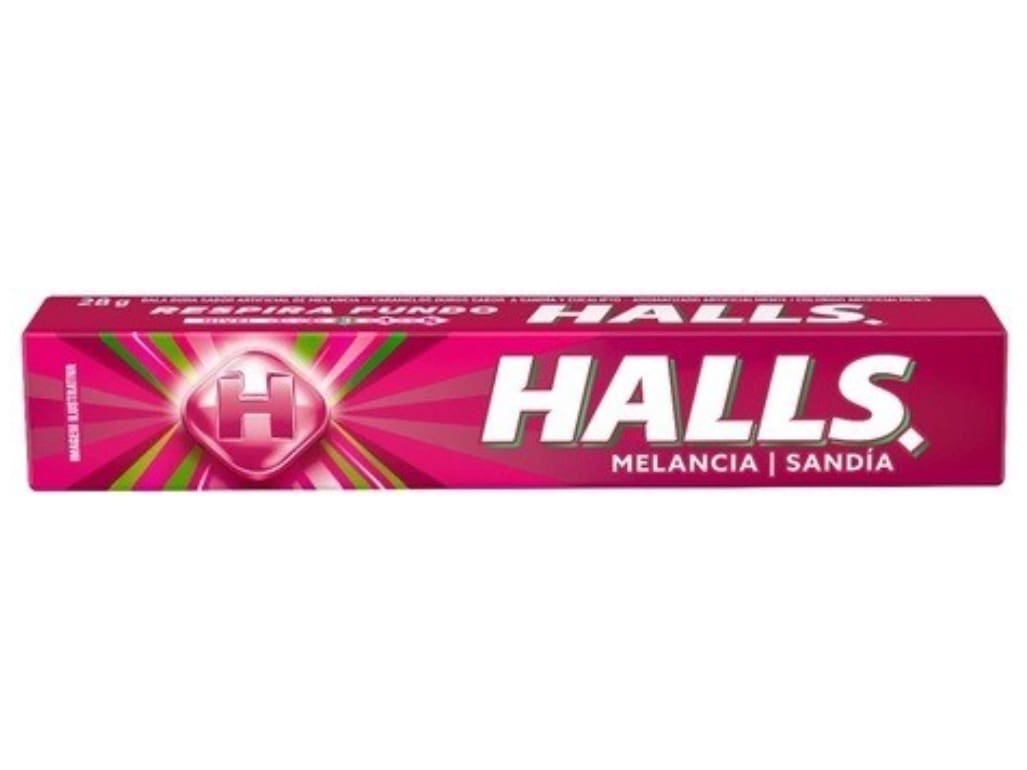 Bala Halls Sabor Melancia 28g Unidade