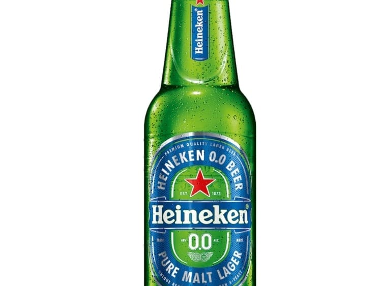 Cerveja Heineken Lager Premium Zero Álcool Long Neck 330ml Unidade Gelada