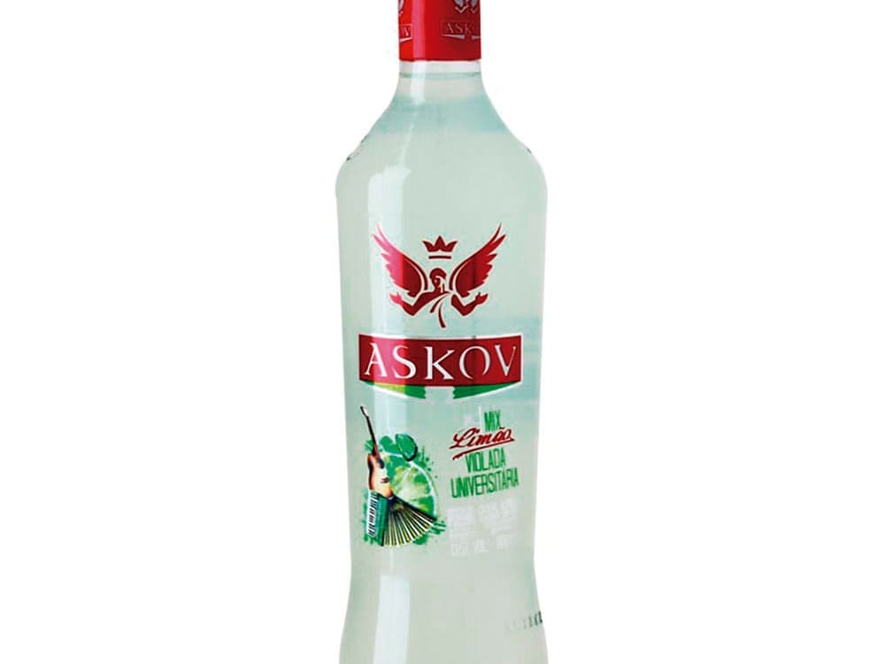 Vodka Askov 900ml Sabore Limão Unidade