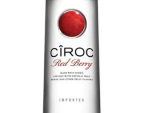 Combo Vodka Ciroc Red Berry 750ml Com Suco Sufresh 2 Litro Gelada