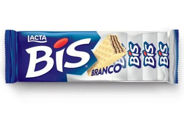 Caixa Bis Chocolate Branco Lacta C/16 108g Unidade