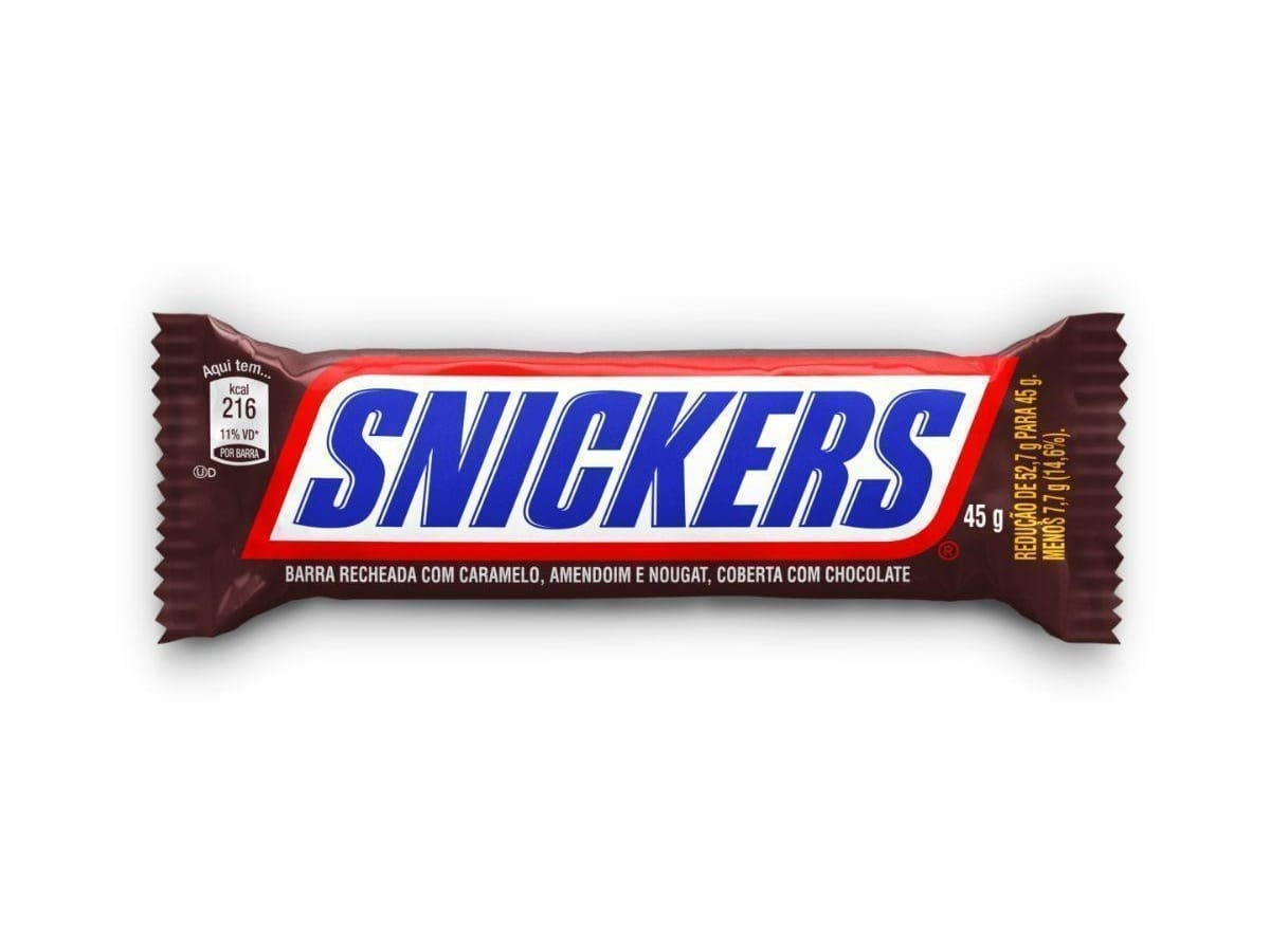 Chocolate Snickers 45g Unidade