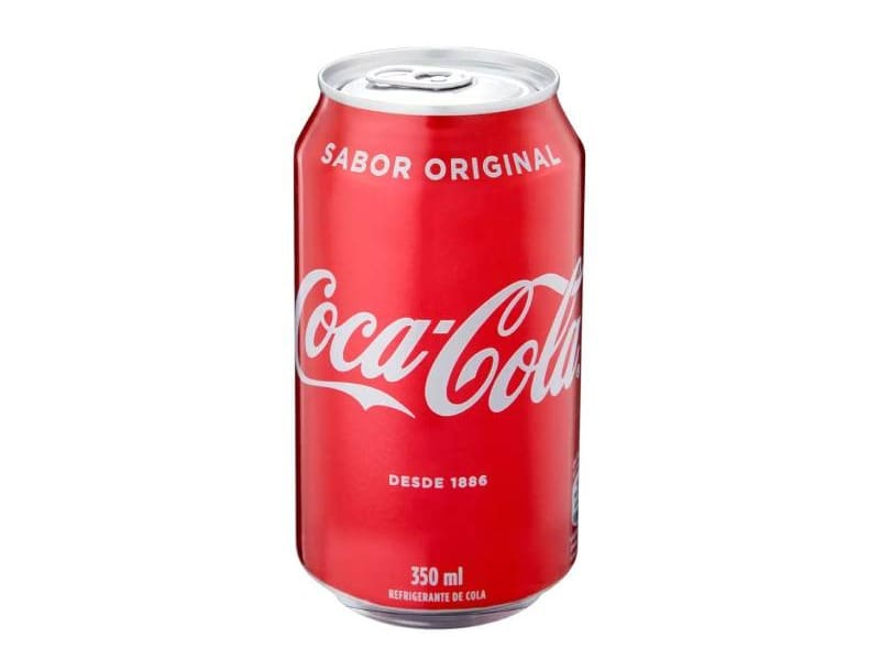 Refrigerante Coca Cola Lata 350ml Unidade Gelada